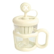 Iodue Glass\u0026Bottle Cute Water Bottle Cup 500ml Capacity Portable Adorable Leakproof Children Drink Bottle With Handle For Summer Picnic